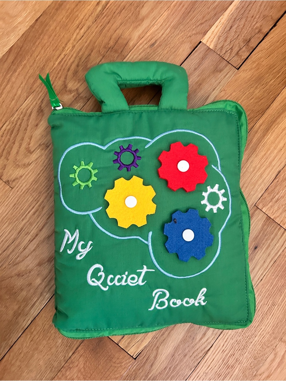Green 'My Quiet Book' Interactive Toy for Kids